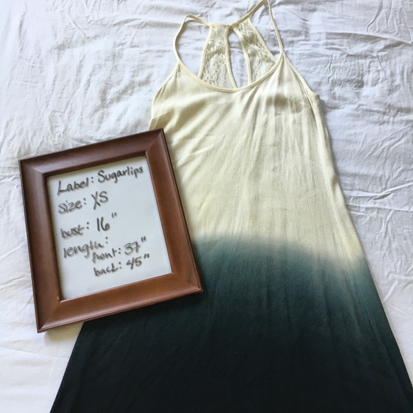 Ombré High-Low Midi Dress - Picture 7 of 7